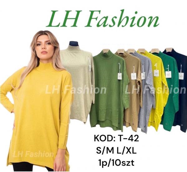 Swetry damskie Roz S/M-L/XL. Mix Kolor, Paszka 10 szt