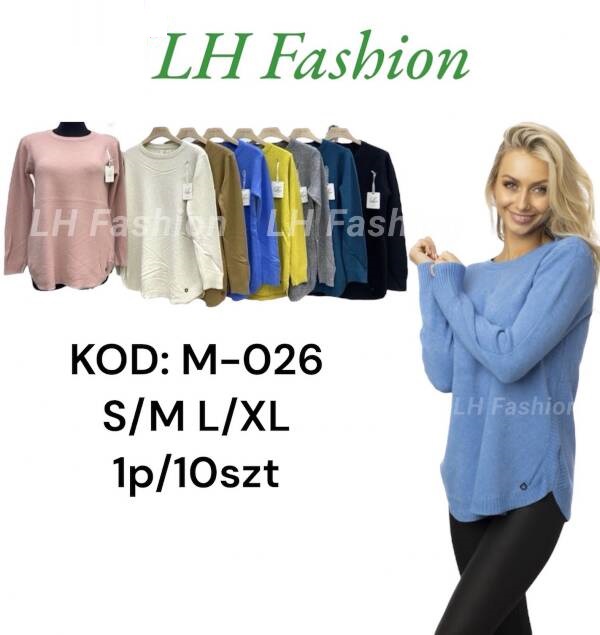 Swetry damskie Roz S/M-L/XL. Mix Kolor, Paszka 10 szt