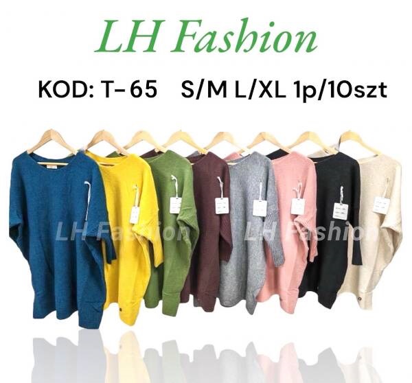 Swetry damskie Roz S/M-L/XL. Mix Kolor, Paszka 10 szt