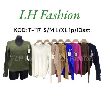 Swetry damskie Roz S/M-L/XL. Mix Kolor, Paszka 10 szt