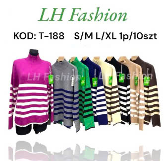 Swetry damskie Roz S/M-L/XL. Mix Kolor, Paszka 10 szt