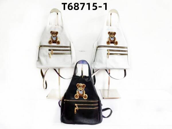 Plecak damskie. Roz Standard. Mix Kolor . Paszka 6 szt