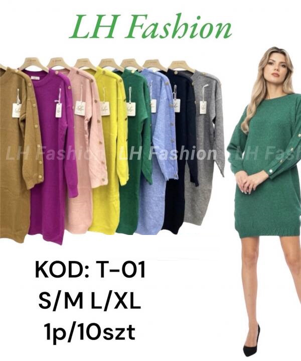 Swetry damskie Roz S/M-L/XL. Mix Kolor, Paszka 10 szt
