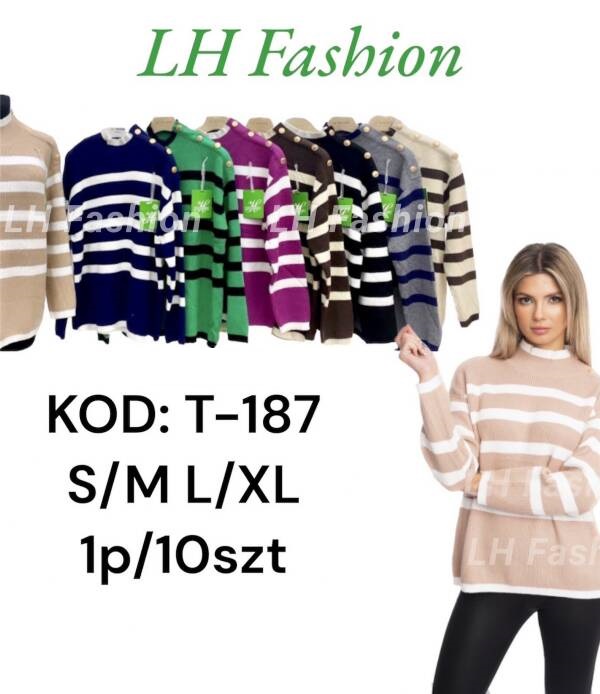 Swetry damskie Roz S/M-L/XL. Mix Kolor, Paszka 10 szt