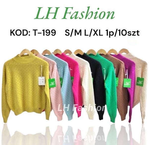 Swetry damskie Roz S/M-L/XL. Mix Kolor, Paszka 10 szt