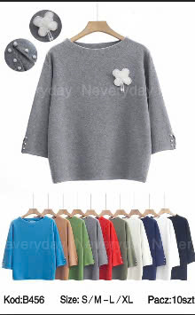 Swetry damskie Roz S/M-L/XL. Mix Kolor, Paszka 10 szt