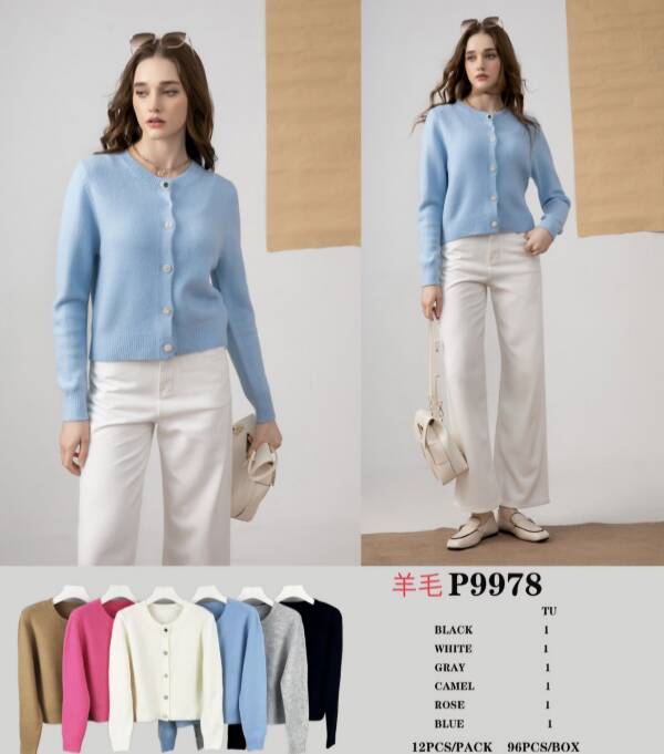 Swetry damskie Roz Standard. Mix Kolor, Paszka 12 szt
