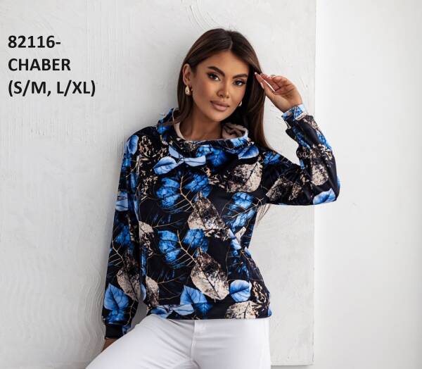 Bluzy damska (Polska produkt) Roz S/M-L/XL Paczka 5 szt /1 Kolor