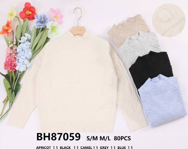 Swetry damskie (Francja produkt) Roz S/M-L/XL. Mix Kolor, Paszka 10 szt