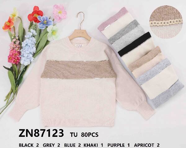 Swetry damskie (Francja produkt) Roz Standard. Mix Kolor, Paszka 10 szt