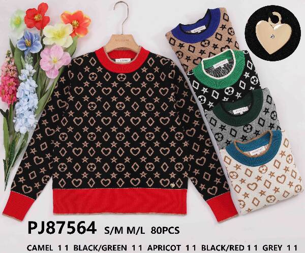 Swetry damskie (Francja produkt) Roz S/M-L/XL. Mix Kolor, Paszka 10 szt