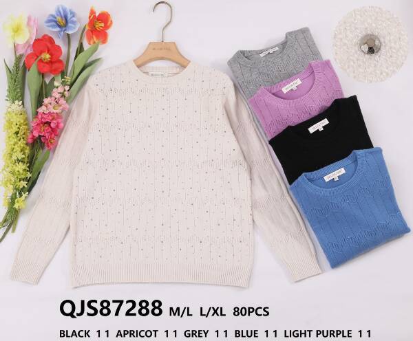 Swetry damskie Roz M/L-L/XL. Mix Kolor, Paszka 10 szt