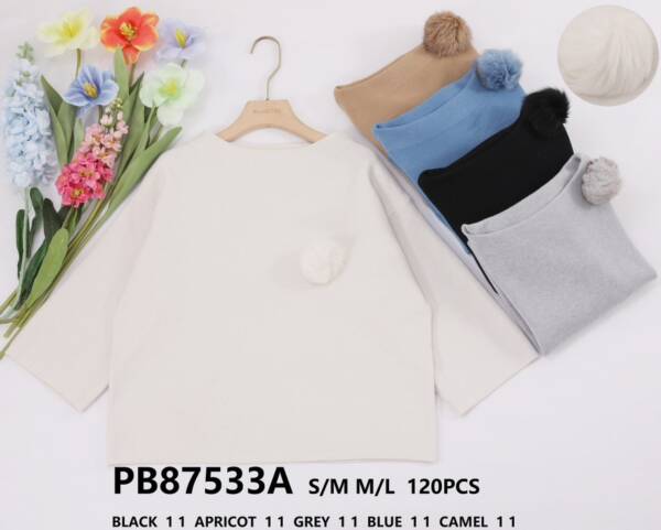 Swetry damskie Roz S/M-L/XL. Mix Kolor, Paszka 10 szt