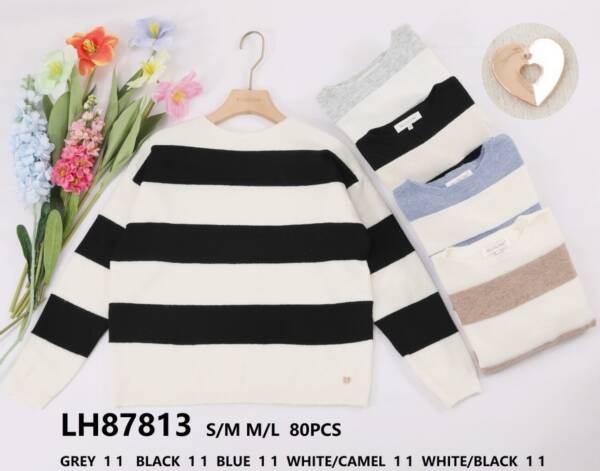 Swetry damskie Roz S/M-L/XL. Mix Kolor, Paszka 10 szt