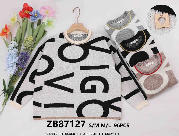Swetry damskie Roz S/M-L/XL. Mix Kolor, Paszka 10 szt