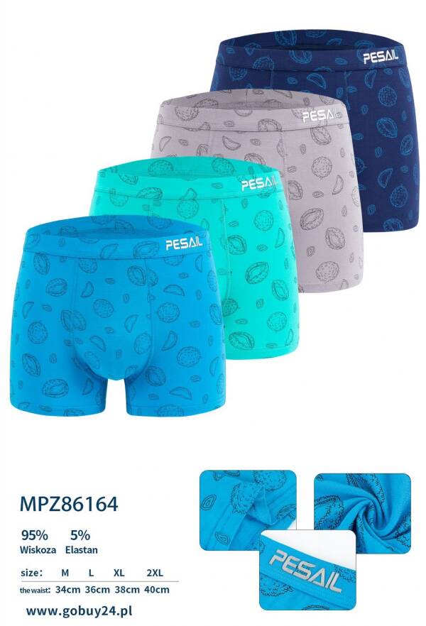 Bokserki męskie Roz M-2XL, Mix kolor Paczka 24 szt