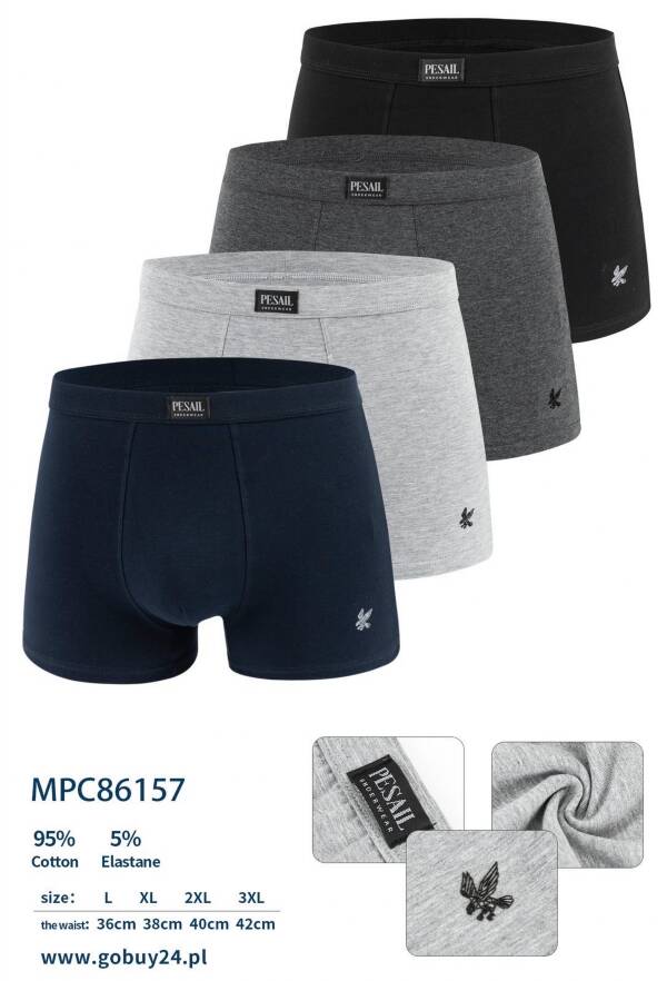 Bokserki męskie Roz M-2XL, Mix kolor Paczka 24 szt