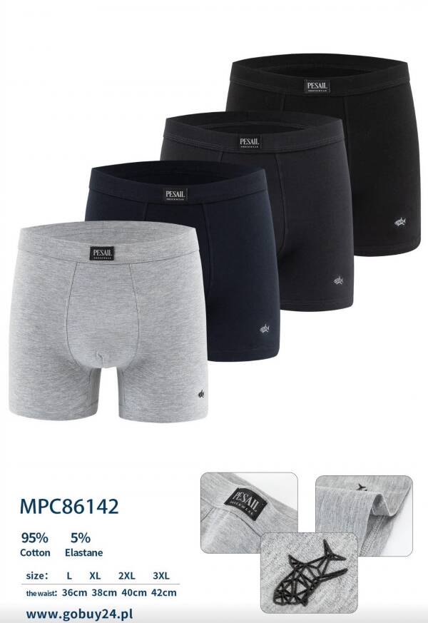 Bokserki męskie Roz L-3XL, Mix kolor Paczka 24 szt