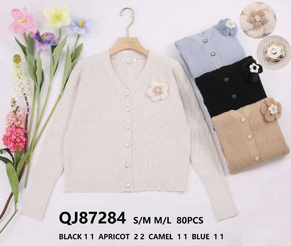 Swetry damskie Roz S/M-L/XL. Mix Kolor, Paszka 10 szt