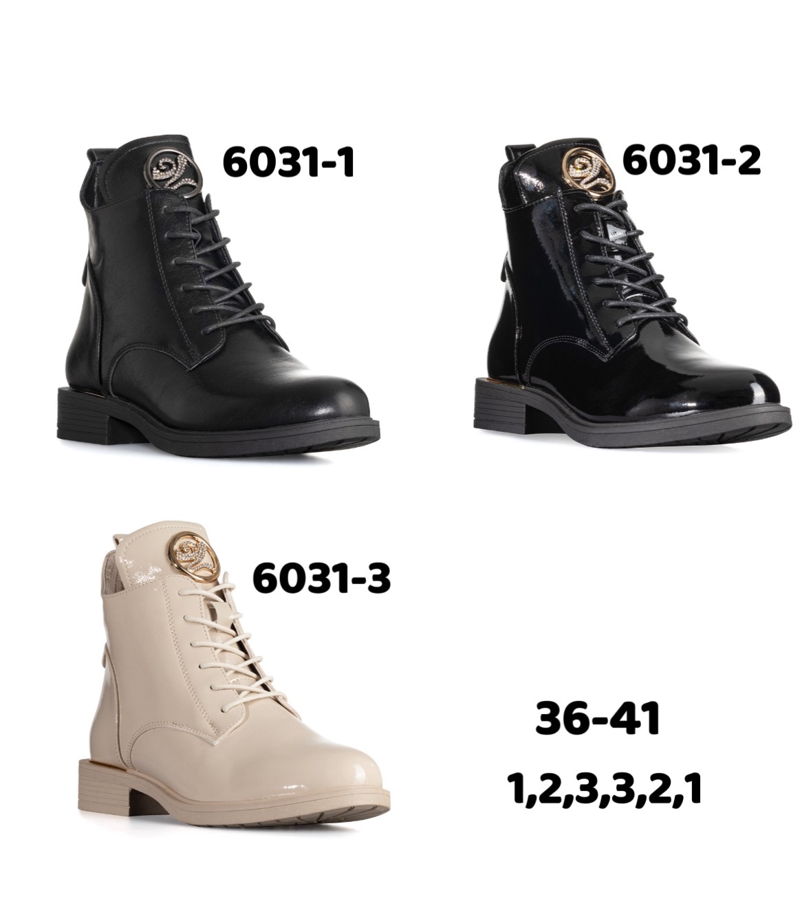 BOTKI damskie 36-41/ 12 par
