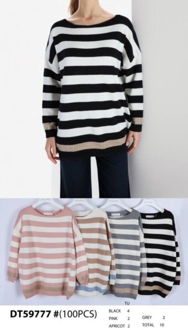 Swetry damskie Roz Standard. Mix Kolor, Paszka 10 szt