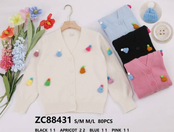 Swetry damskie Roz S/M-L/XL. Mix Kolor, Paszka 10 szt