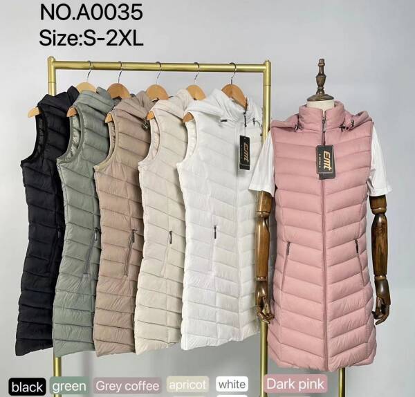Kamizelka damska Roz S-2XL, 1 Kolor Paczka 5 szt
