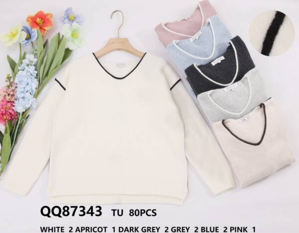 Swetry damskie Roz Standard. Mix Kolor, Paszka 10 szt