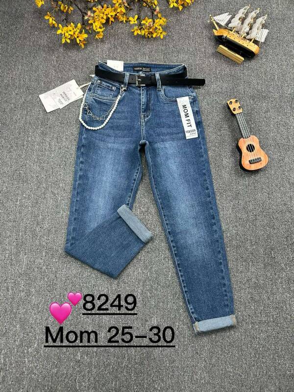 Spodnie damskie jeansy Roz 25-30, 1 Kolor Paczka 10 szt