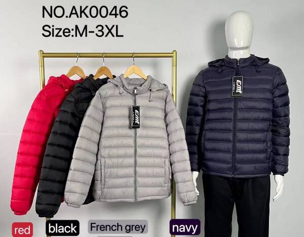 Kurtki męska zimowe Roz M-3XL, 1 Kolor Paczka 5 szt