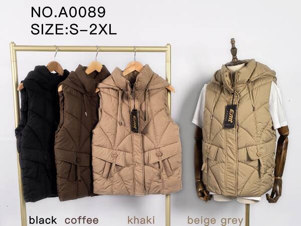Kamizelka damska Roz S-2XL, 1 Kolor Paczka 5 szt