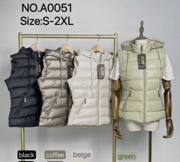 Kamizelka damska Roz S-2XL, 1 Kolor Paczka 5 szt