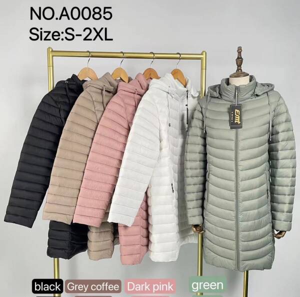 Kurtki damskie zimowe Roz S-2XL, 1 Kolor Paczka 5 szt