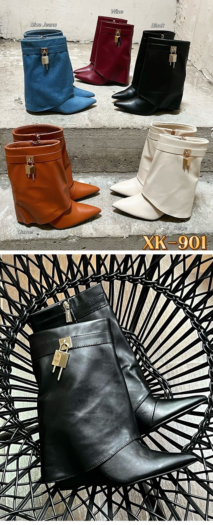 BOTKI damskie 36-41/ 12 par