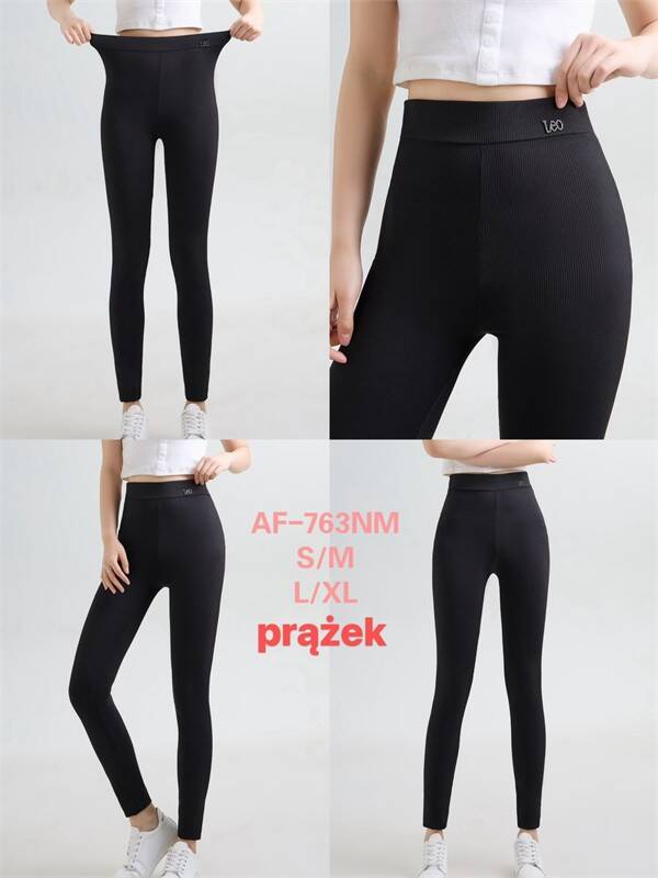 Leginsy damskie Roz S/M-L/XL, 1 Kolor Paczka 10 szt	