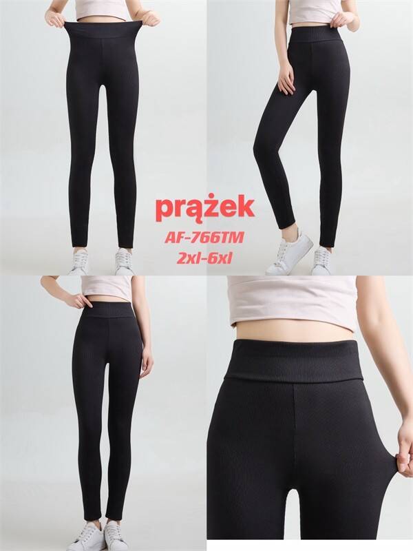 Leginsy damskie Roz 2XL-6XL, 1 Kolor Paczka 10 szt	