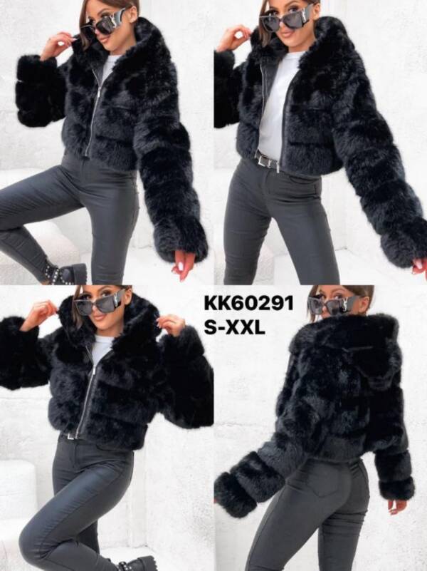 Kurtki alpaka damska  Roz S-2XL, 1 kolor Paczka 5 szt