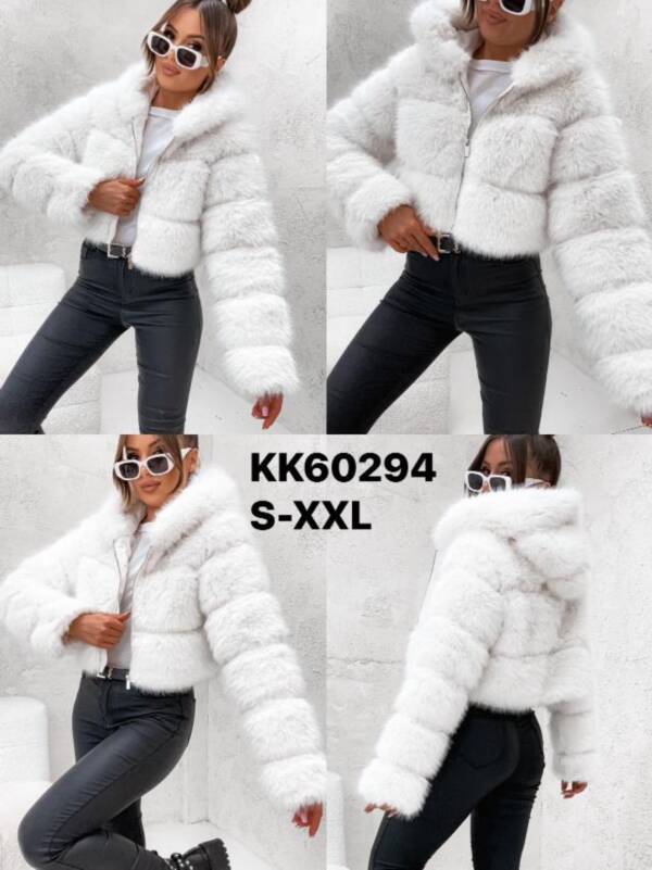 Kurtki alpaka damska  Roz S-2XL, 1 kolor Paczka 5 szt