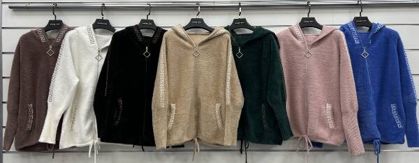 Kurtka alpaka damska Roz S-2XL, 1 Kolor Paczka 4 szt