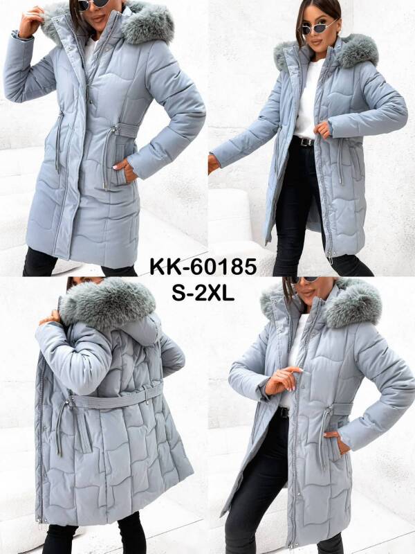 Kurtki damskie zimowe Roz S-2XL, 1 Kolor Paczka 5 szt