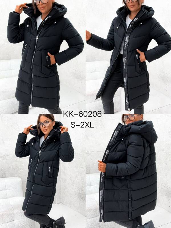 Kurtki damskie zimowe Roz S-2XL, 1 Kolor Paczka 5 szt