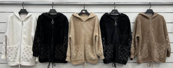 Kurtka alpaka damska Roz S-2XL, 1 Kolor Paczka 4 szt
