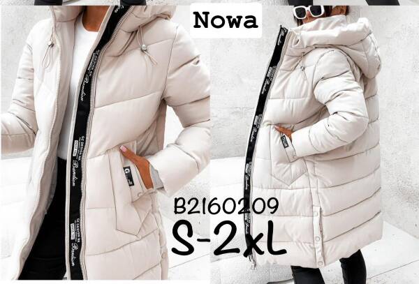 Zimowe Płaszcze Roz S-2XL, 1 Kolor Paczka 5 szt