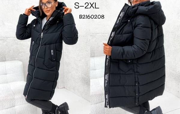 Zimowe Płaszcze Roz S-2XL, 1 Kolor Paczka 5 szt