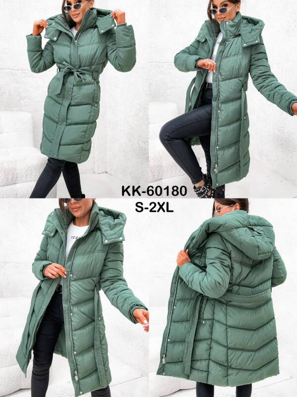 Kurtki damskie zimowe Roz S-2XL, 1 Kolor Paczka 5 szt