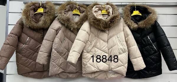 Kurtki damskie zimowe  Roz M-3XL, 1 Kolor Paczka 5 szt