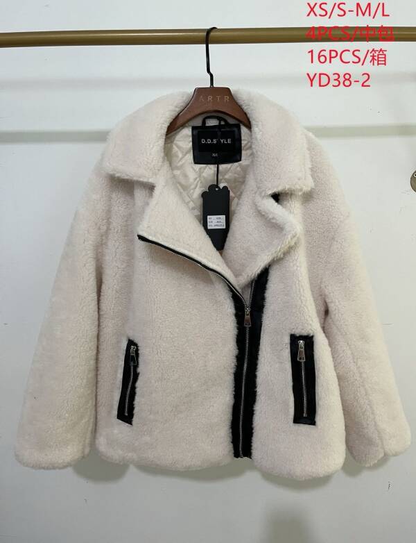 Kurtka alpaka damska (Włoskie produkt) Roz XS/S-M/L, Mix kolor Paczka 4 szt