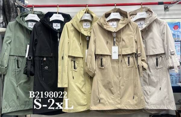 Kurtki damskie cienki Roz S-2XL, 1 Kolor Paczka 5 szt