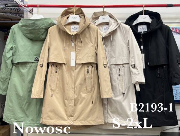 Kurtki damskie cienki Roz S-2XL, 1 Kolor Paczka 5 szt