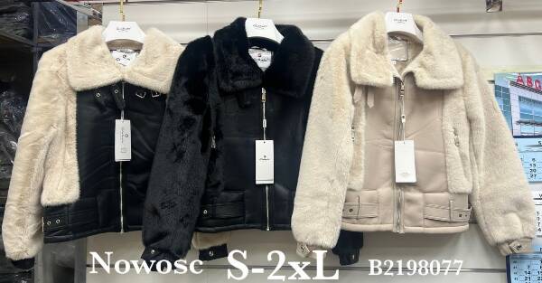 Kurtka alpaka damkie Roz S-2XL, 1 Kolor Paczka 5 szt